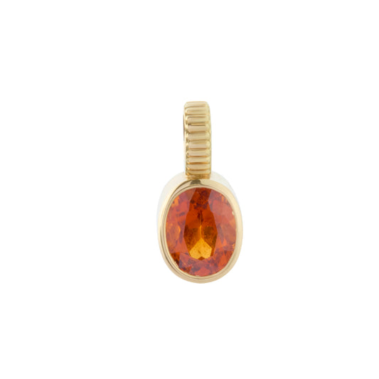 Spessartite Garnet Talisman Charm - Main Img