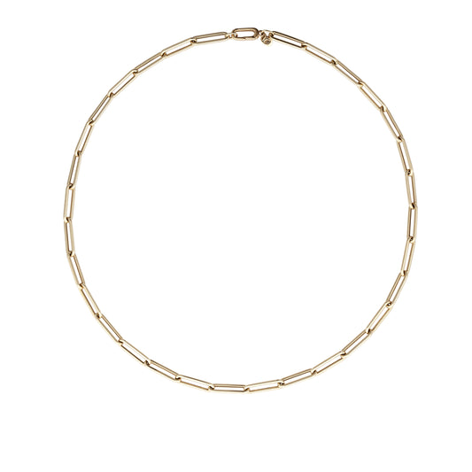 Charm Link Chain Necklace in 18K Yellow Gold - Main Img