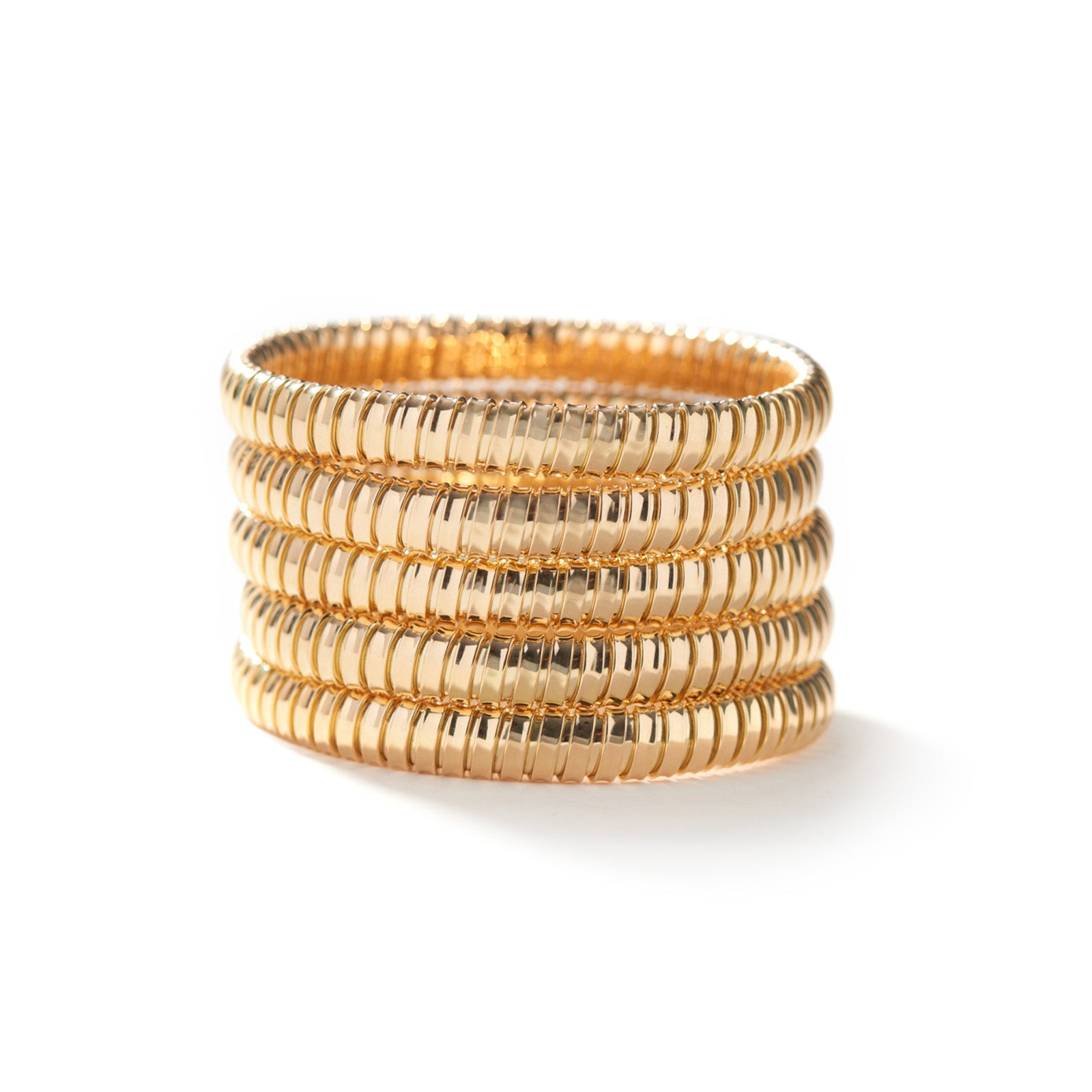 Sidney Garber Single Band Rolling Bracelet -7.5mm - Bracelets - Broken English Jewelry stack