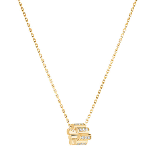Diamond Edge Necklace