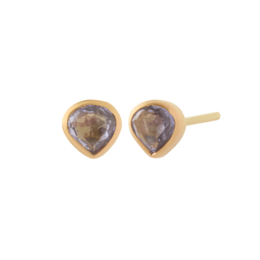 Lolite Teardrop Earrings - Main Img