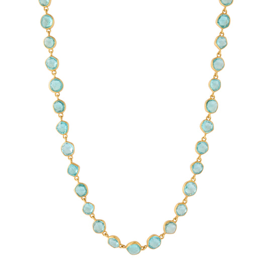 Apatite Link Necklace - Main Img