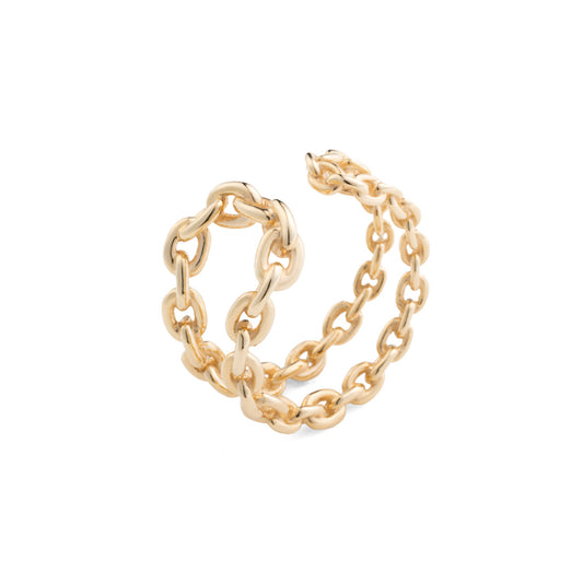 Chain Ear Cuff - Yellow Gold - Main Img