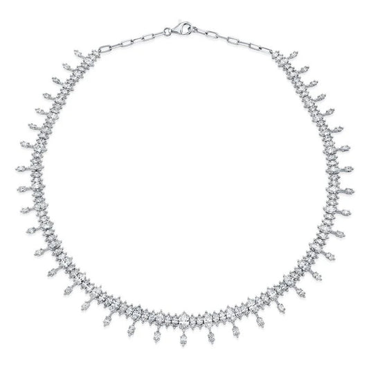 Marquise Diamond Atlas Choker - Main Img