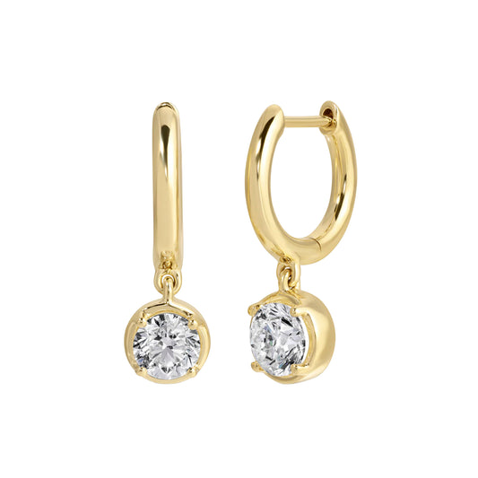 Round Diamond Classic Bella Huggies - Main Img