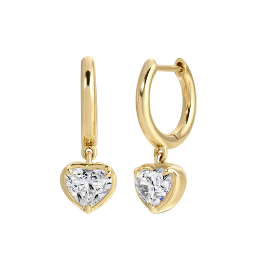 Heart Diamond Large Bella Huggies - Main Img