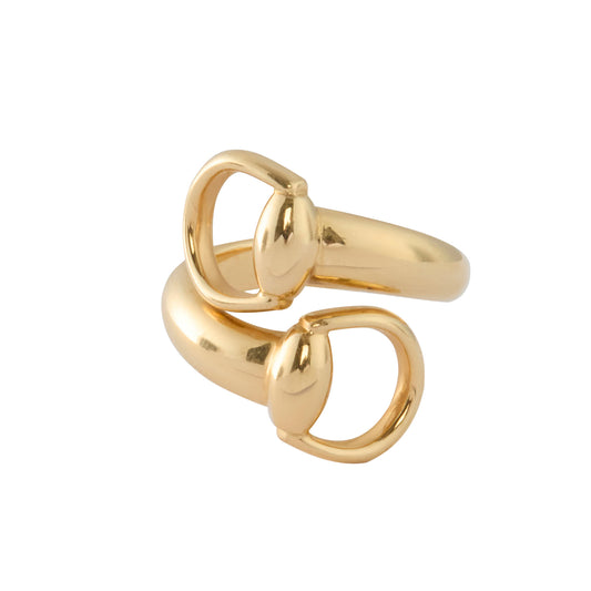 Gucci Horse Bit Bypass Ring