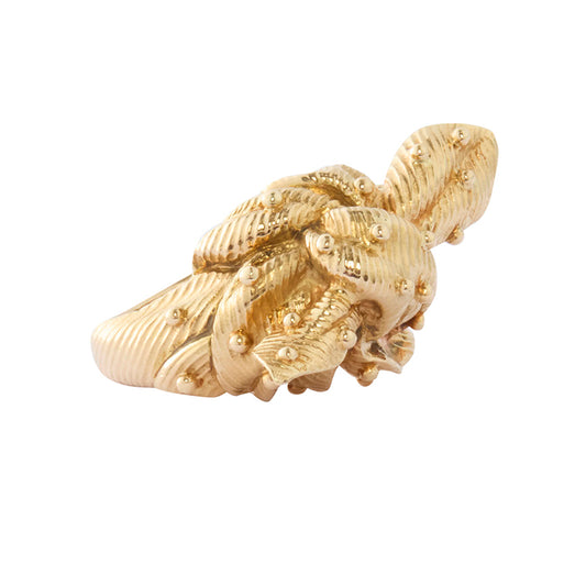 Schlumberger Handkerchief Ring in 18K Yellow Gold