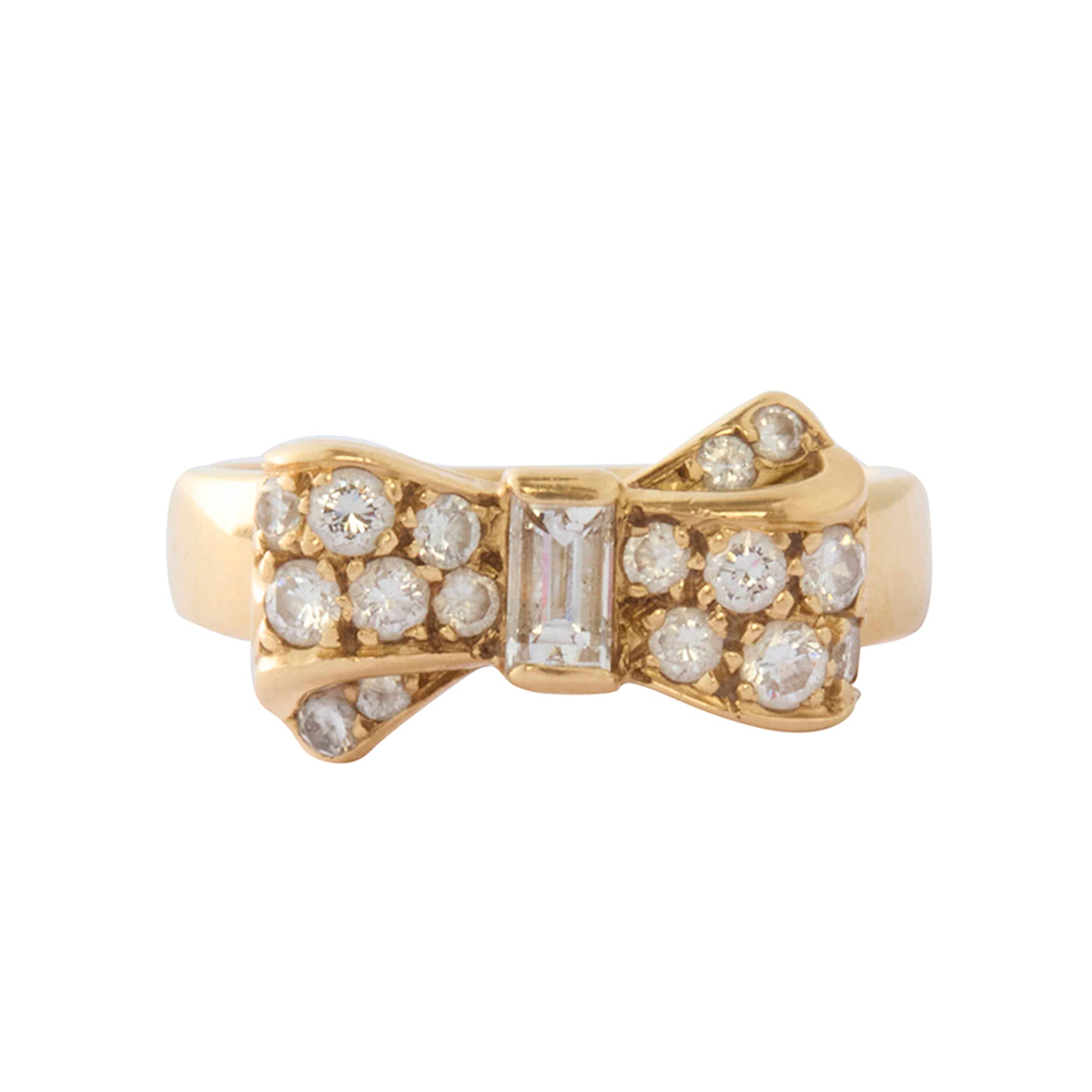 Van Cleef & Arpels Bow Ring in 18K Yellow Gold