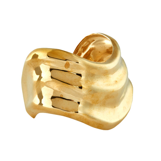 Tidal Bronze Cuff Bracelet