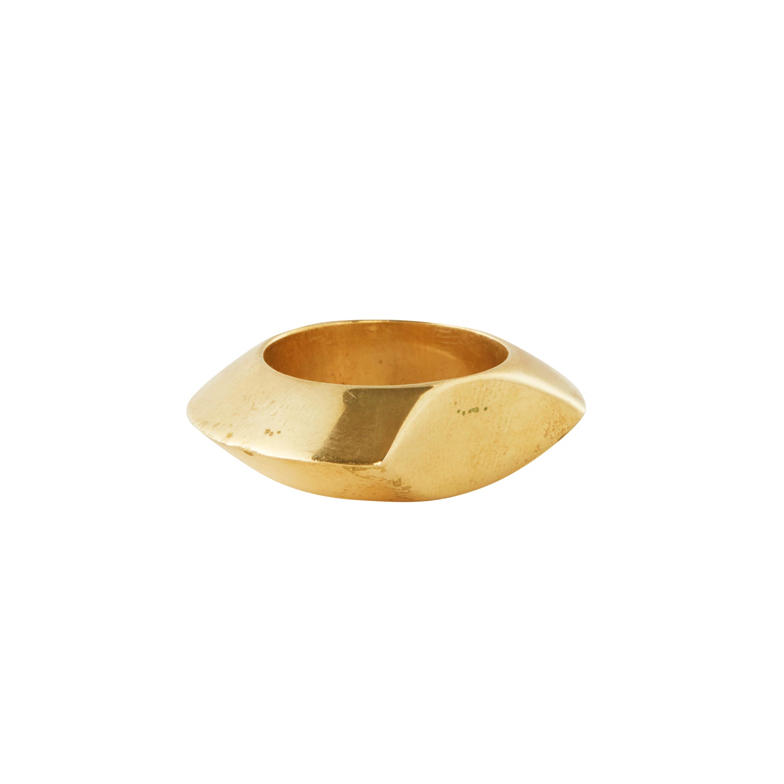 Ariana Boussard-Reifel Brass Erosion Ring side view