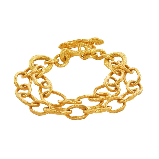 Double Chain Link Bracelet - Main Img
