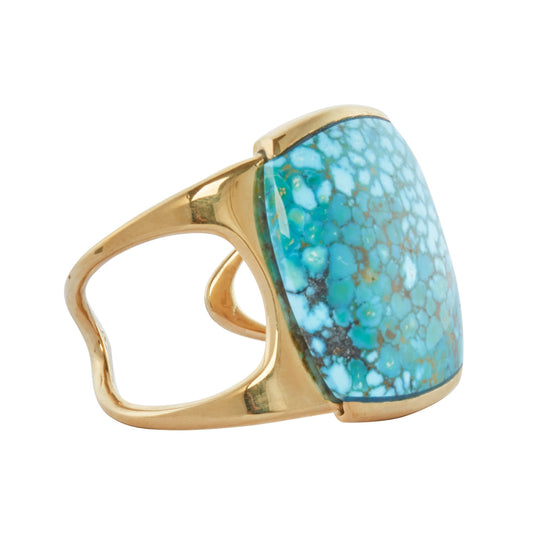 Kingman Turquoise Frizzle Crisp Cuff