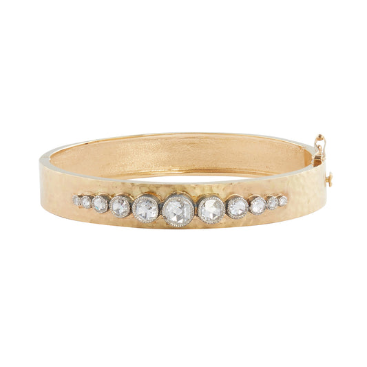 9 Diamond Hinged Bracelet - Main Img