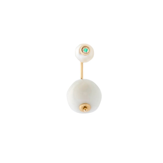 Bumble Bee Earring - Yellow Gold - Main Img