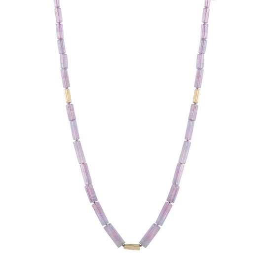 Lilac Tourmaline and Diamond Boa Necklace - Main Img