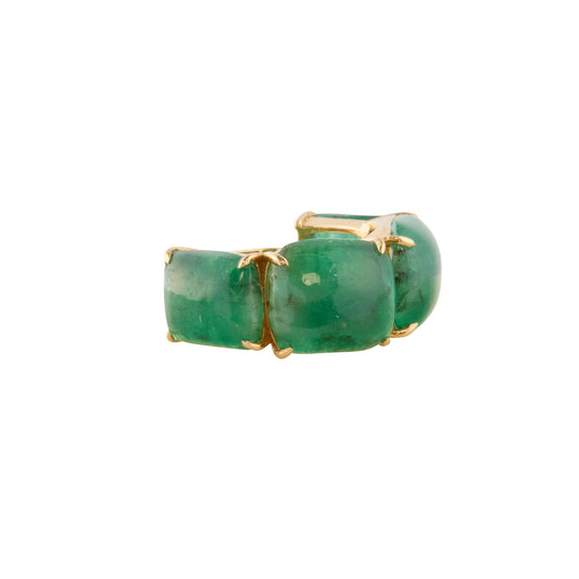 4 Cab Emerald Ring