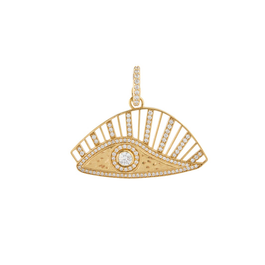 Diamond Evil Eye Pendant - Main Img