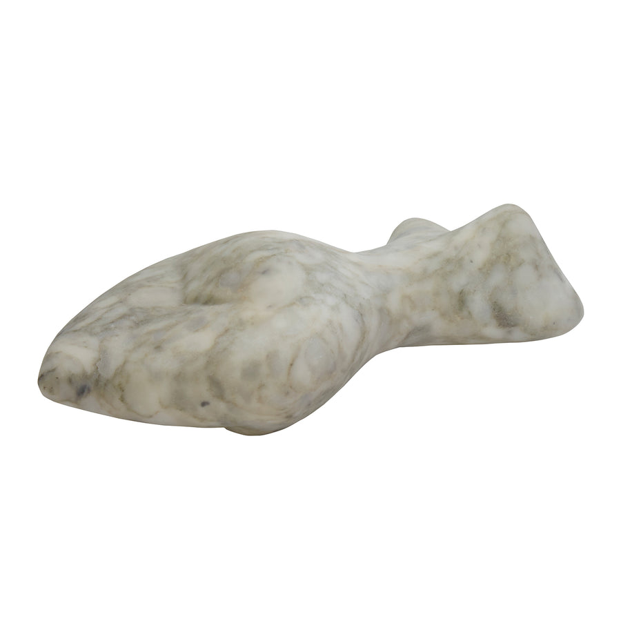 BE Home Bloom Marble Laying Lady Figure top view