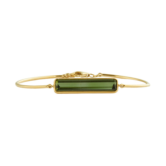 Green Tourmaline Supreme Bangle - Main Img