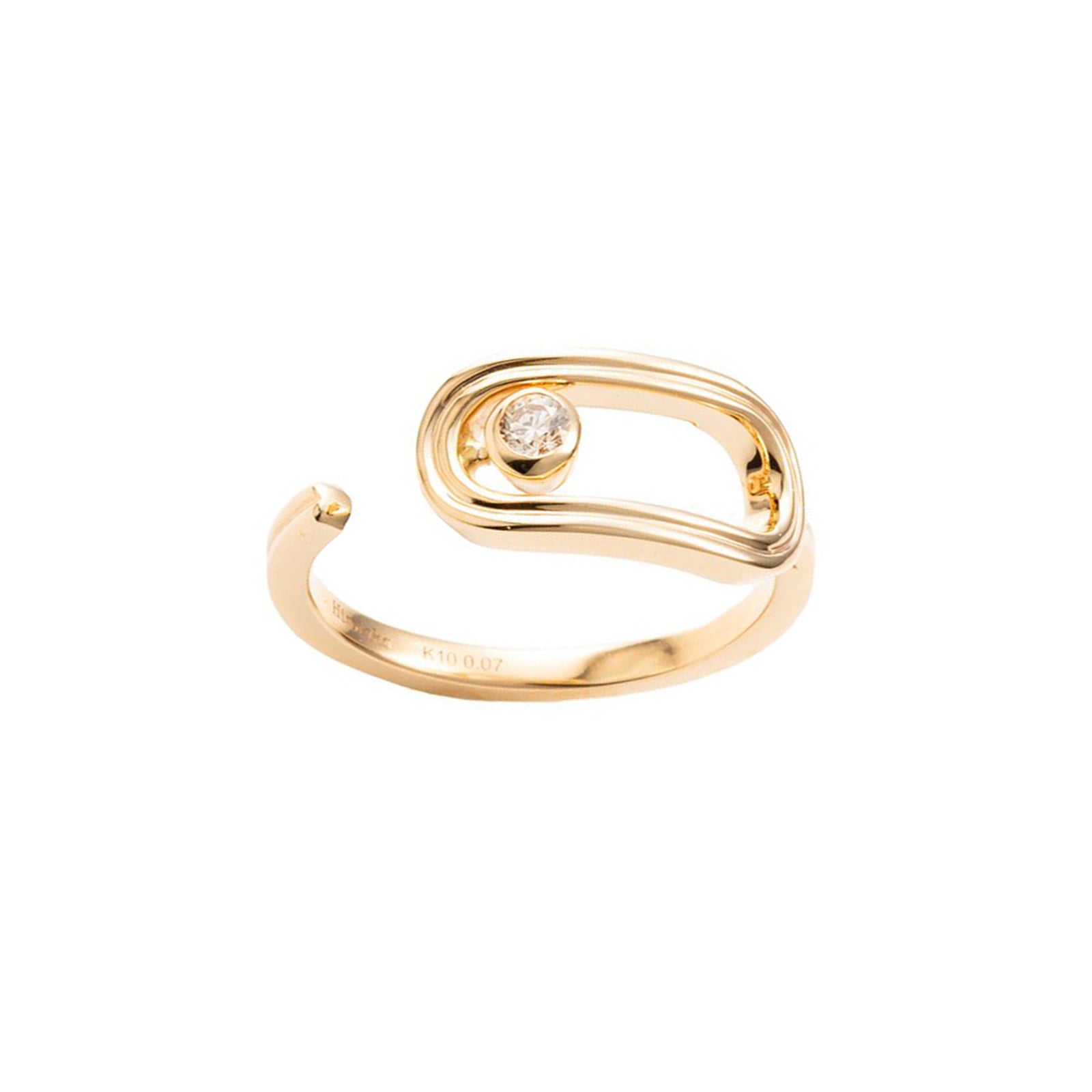 Hirotaka Oblong Beluga Ring - Rings - Broken English Jewelry