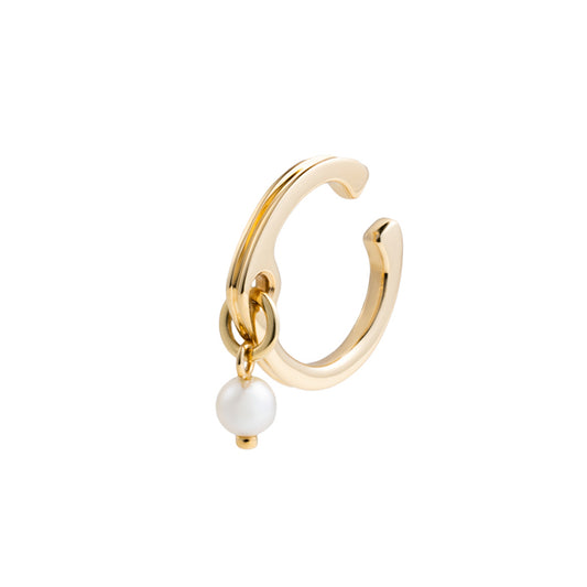 Mini Beluga Ear Cuff - Yellow Gold - Main Img