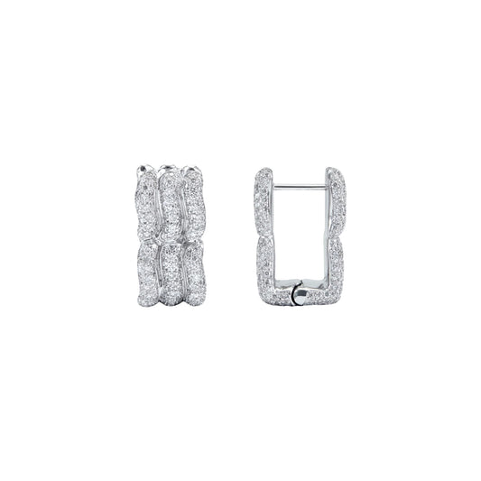 Diamond Mirage I Earrings - White Gold - Main Img