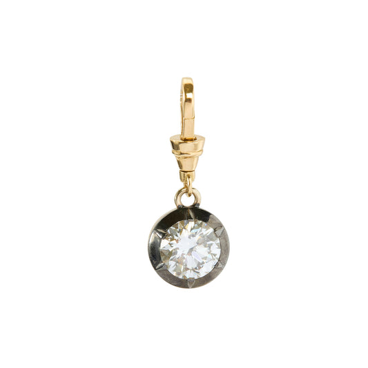 Bouton Diamond Pendant with Dog Clip - Main Img