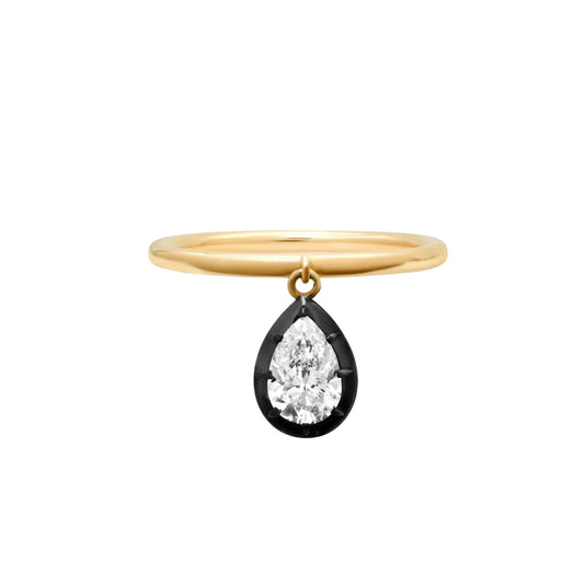 Bouton Drop Diamond Ring - Main Img