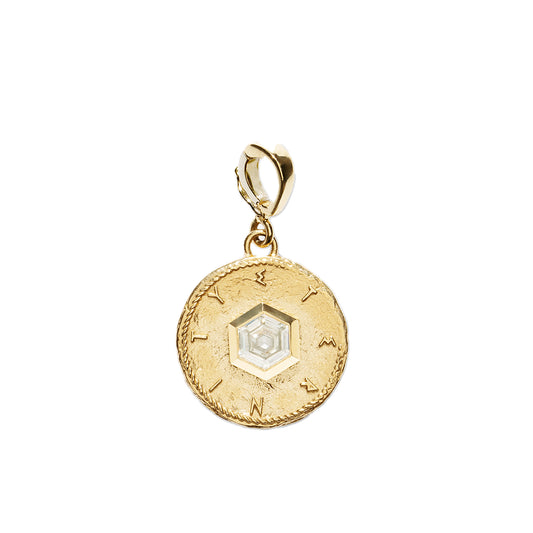 Eternity Hexagon Small Coin Charm - Main Img