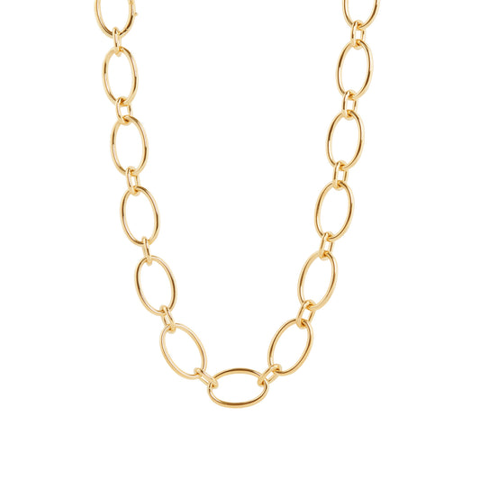 18" Oval Link Chain Necklace - Main Img
