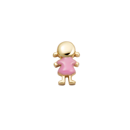 Enamel Girl Charm - Main Img