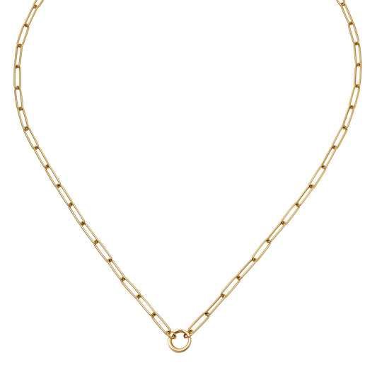 Paperclip Chain Necklace - Main Img