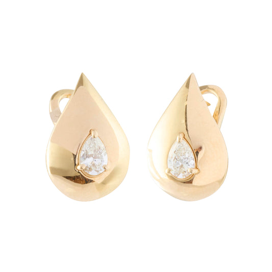 Diamond High Gloss Roma Earrings - Main Img