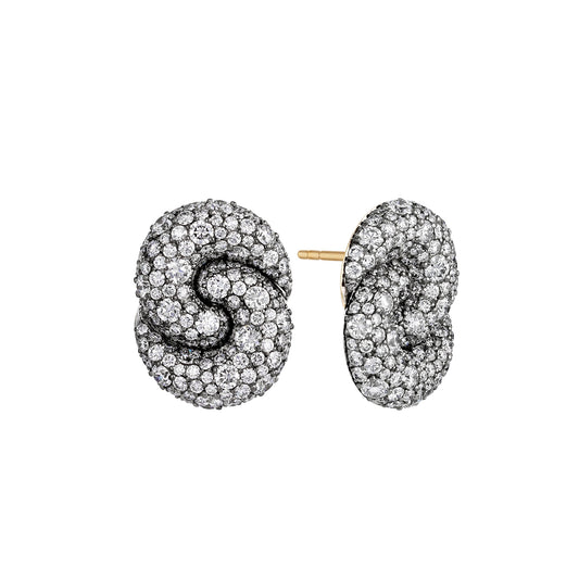 Diamond Medium Duet Earrings - Main Img