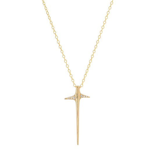 Diamond Points Small Thorn Necklace - Main Img