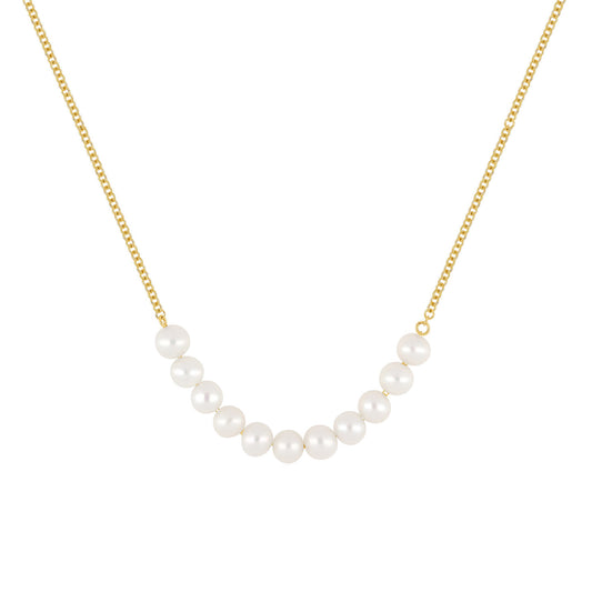 Adjustable Pearl Necklace - Main Img