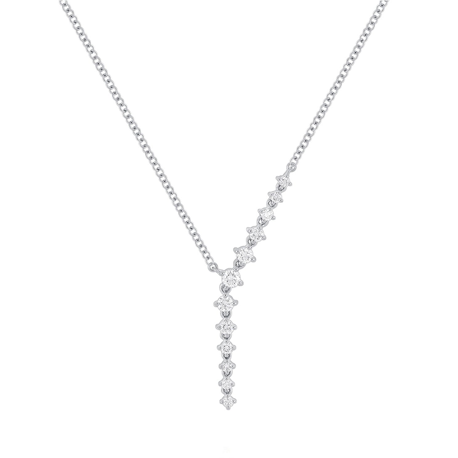 EF Collection 2 Chain Extender - White Gold - Necklaces - Broken English Jewelry