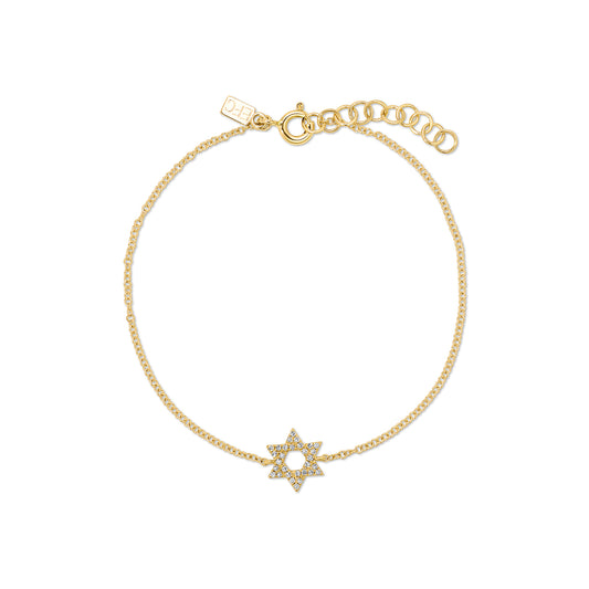 Star of David Diamond Bracelet - Main Img