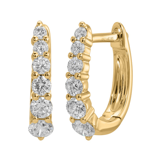 Mini Maeve Huggie Hoop Earrings - Main Img