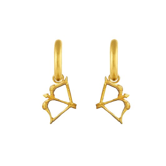 Sagittarius Hoop Earrings - Main Img