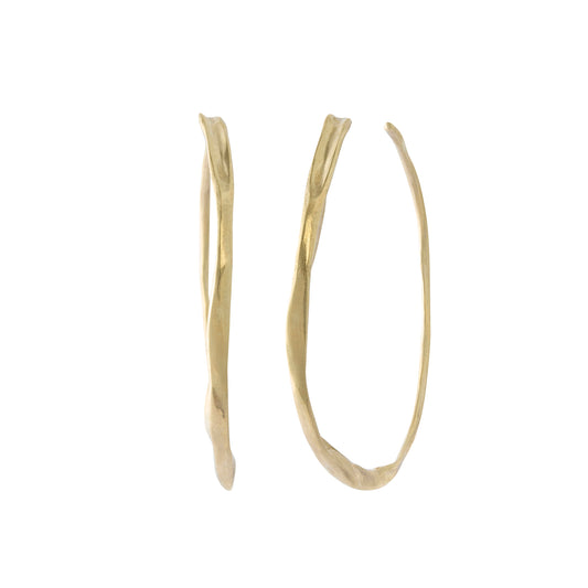 Large Sinew Hoops - Bronze - Main Img