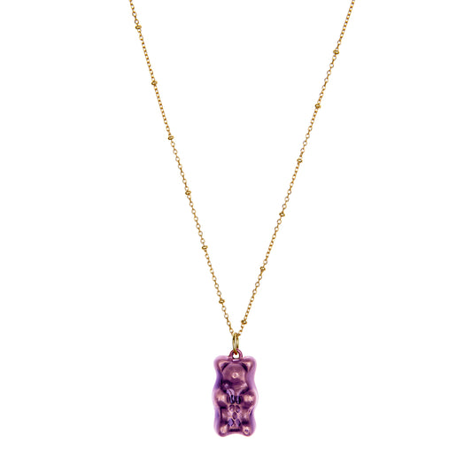 Grape Gummy Pendant Necklace - Main Img
