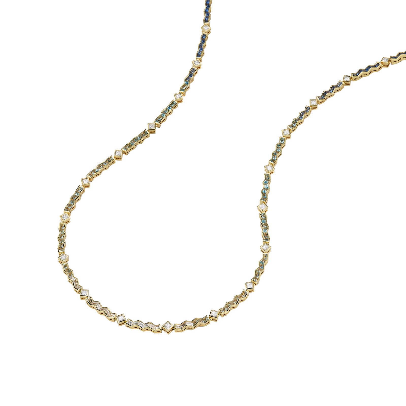 Ark Water Awakening Tennis Necklace - Necklaces - Broken English Jewelry detail