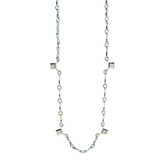 Adjustable Small Link Handmade Chain Necklace - Main Img