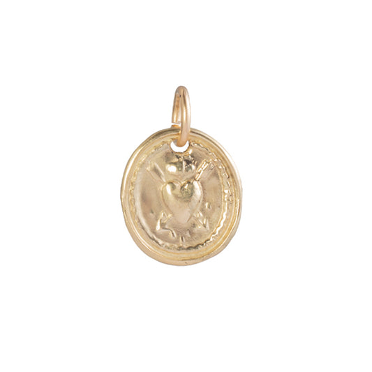 Hearts & Arrows Pendant - Yellow Gold - Main Img