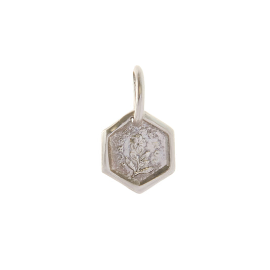Hex Forget Me Not Pendant - Main Img