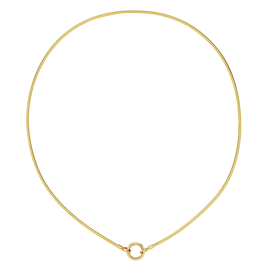 Omega Chain with Charm Lock - Main Img