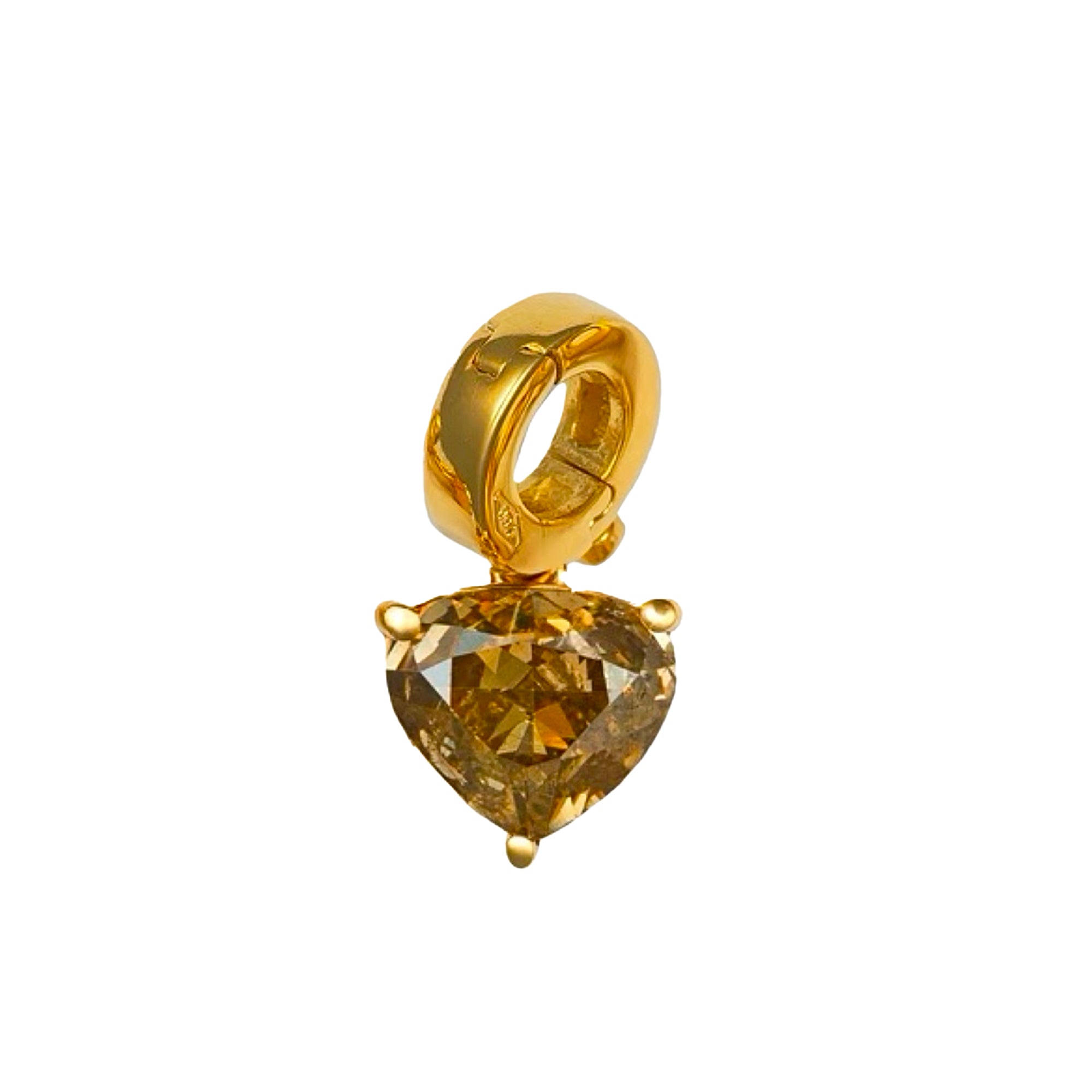 Trillion Light Diamond Prong Charm