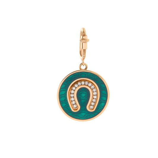 Horseshoe Charm - Petrol - Main Img